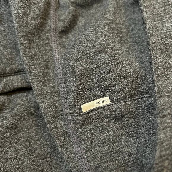 Vuori Mens Gray Ponto Performance Pants XS Jogger Dreamknit Drawstring 26x28.5 - Picture 2 of 3